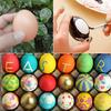 1Pcs Fake Dummy Egg Hen Poultry Chicken Joke Prank Plastic Eggs Party Decor Novelty Toy for Kids DIY ARI