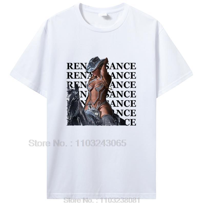 Singer New Album Beyonce Renaissance TShirt Tee For Fans Unisex Unisex Cotton Tshirt Fashion Tops Casual Streetwear