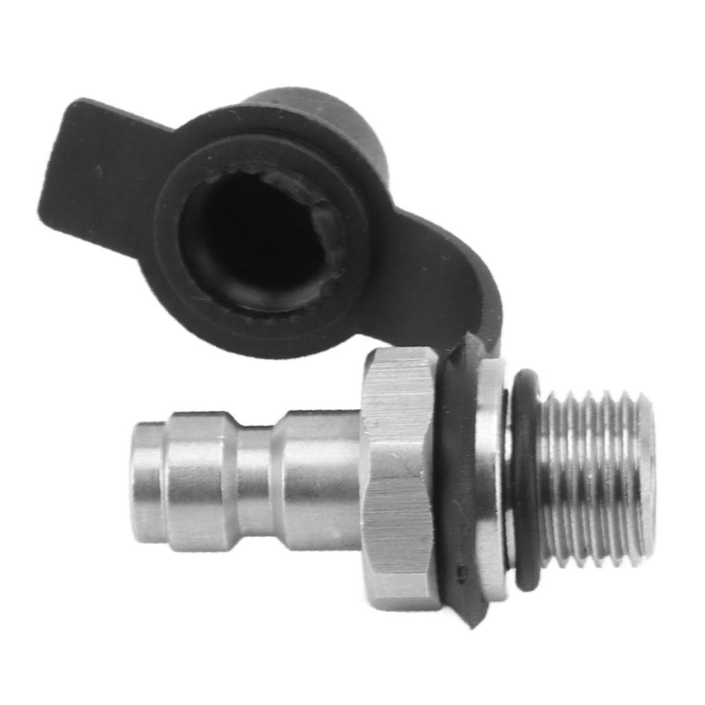 CO2 Inflation Connector M10x1 Male Stainless Steel Soda Water Bottle Parts with Gasket