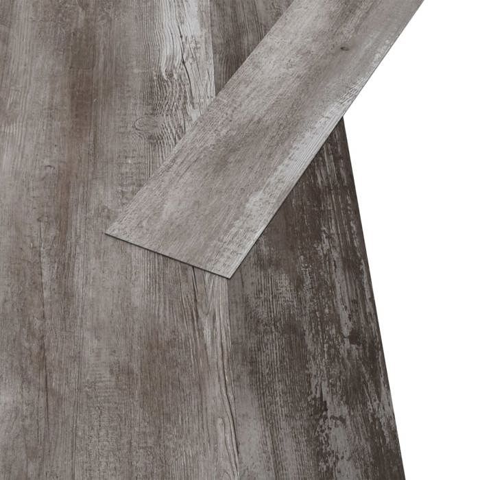 VidaXL Planches de Plancher Revêtement de Sol Dalle de Sol Salon Salle de Séjour Chambre à Coucher Maison PVC 5,02m² 2mm 146601