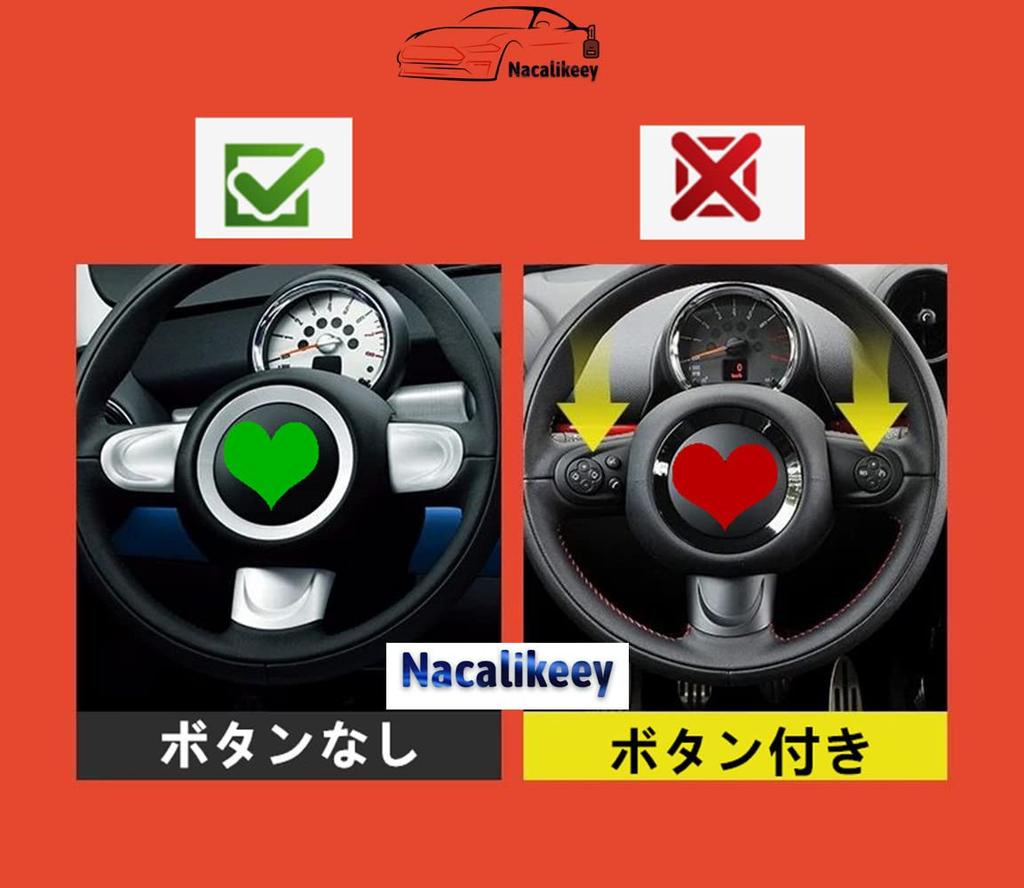 Nacalikeey Mini Cooper Steering Wheel Cover Upholstery Steering Wheel Cover Spokes Cover Checker Fit