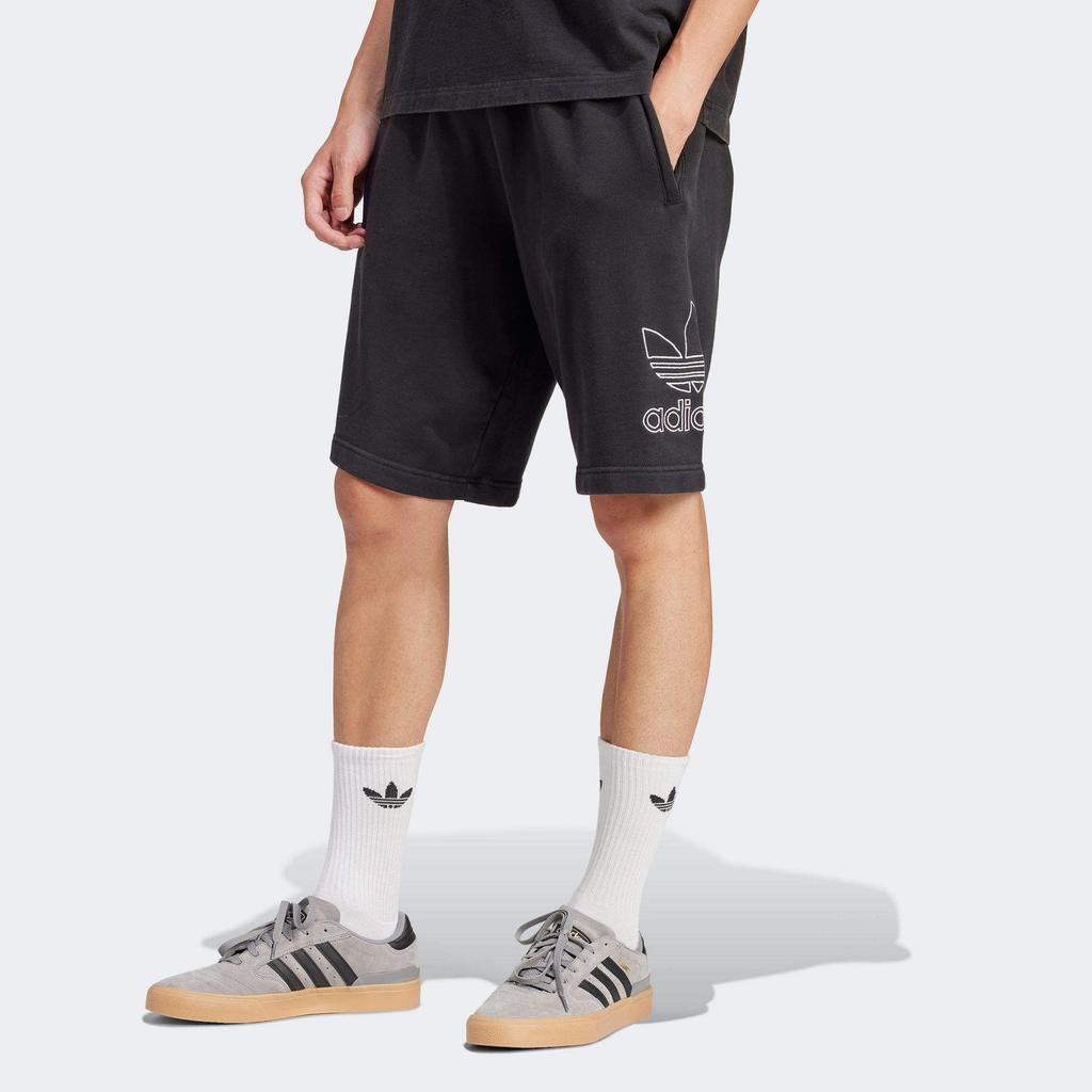 Adidas Originals Adicolor Letter Logo Print Casual Shorts Men Bottoms Black IU2370