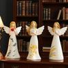 3Pcs Angel Figurines For Women - Resin Guardian Angel Statue, Gift For Thanksgiving, Wedding, Christmas Home Decor Ornament