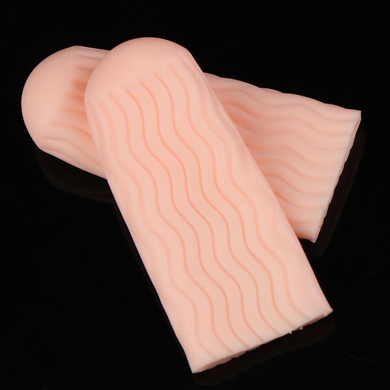 1 Paar Silikon-Gel-Schlauch-Verband, Finger-Zehen-Schutz, Handschuh-Ärmel, Schmerzlinderung