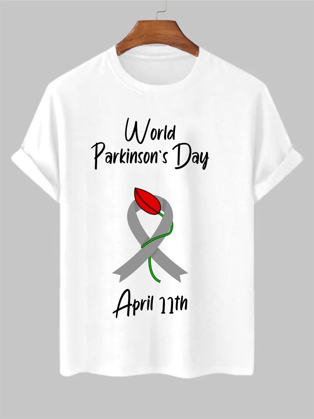 World Parkinson s Day T-Shirt, Disease Awareness Hope and Support T Shirt S