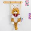 Cute Plush Doll Backpack Simulated Fabric Toy Shoulder Bag Birthday Gift For Girlfriend Best Friend Youth Commuter School Bag