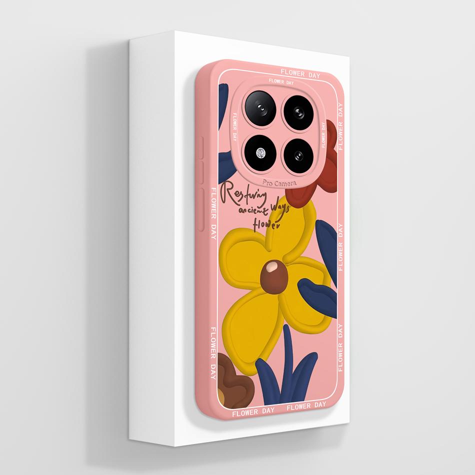 For Poco X7 Pro Case Cute Panda Soft High Quality Liquid Silicone Back Cover For Poco X 7 X7Pro Full Protection Phone Shell