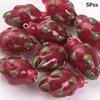 5PCS 3D Lifelike Fruit Miniature Resin Beads Fadeless Color for DIY Bracelet Necklace Jewelry Making Family Craft Activities