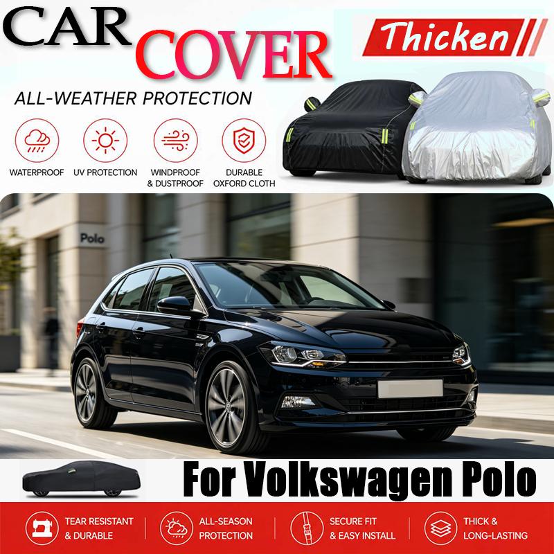 Für Volkswagen Polo Vollgarage für das ganze Auto, Universelle Ganzkörperabdeckung für den Außenbereich mit , Wasserdicht, Staubdicht, Sonnenschutz