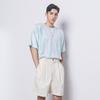 THE-ABON Men'S Water-Dyed Overboxy Tee Mint