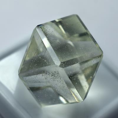 CERTIFIED 114 Ct Lab-Created White Sapphire Loose Gemstone Huge Size Fancy Cut
