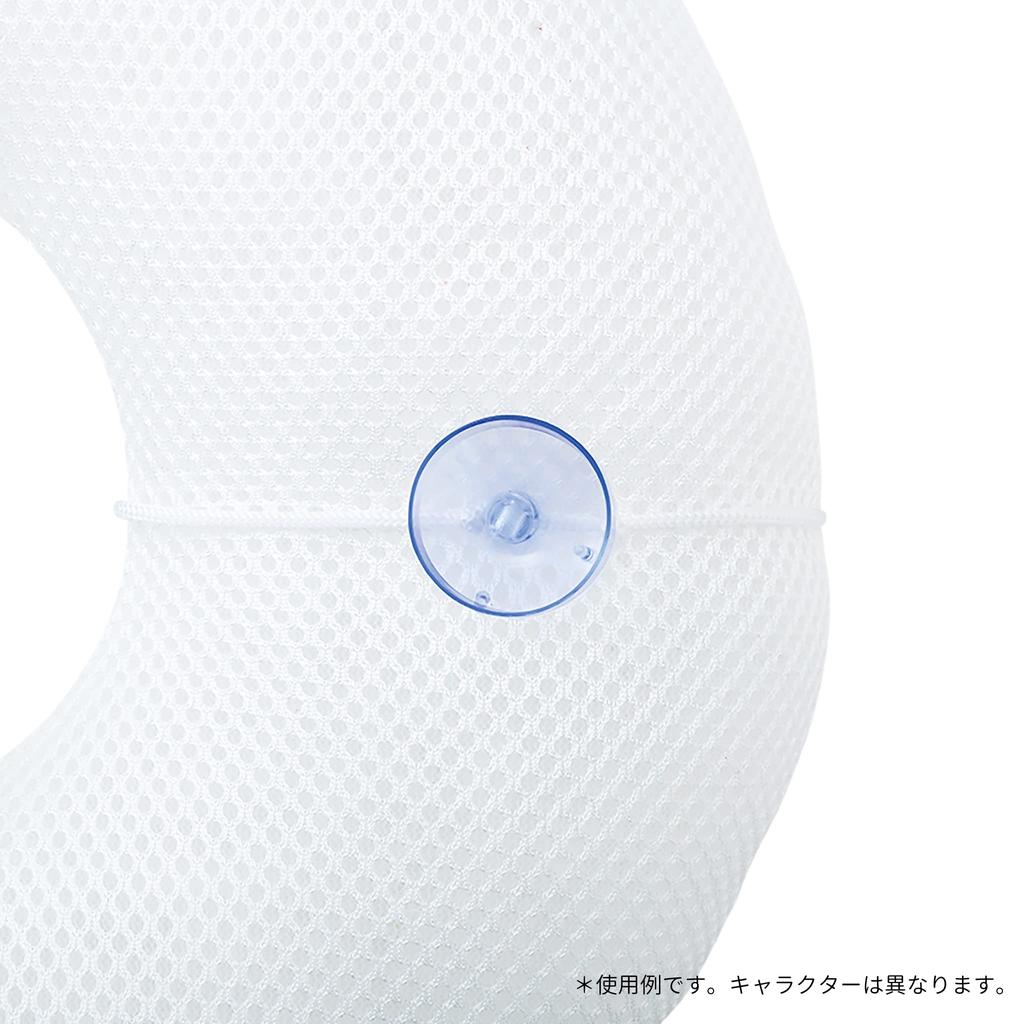 Livheart Bath Cushion, Relax Bath, Shark Zap (Total Length: Approx. 33cm), Bath Accessories, 97825-63