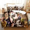 3D Printed Dr.Stone Senku Bedding Set Boys Girls Twin Queen Size Duvet Cover Pillowcase Bed Boys Adult Home Textileextile