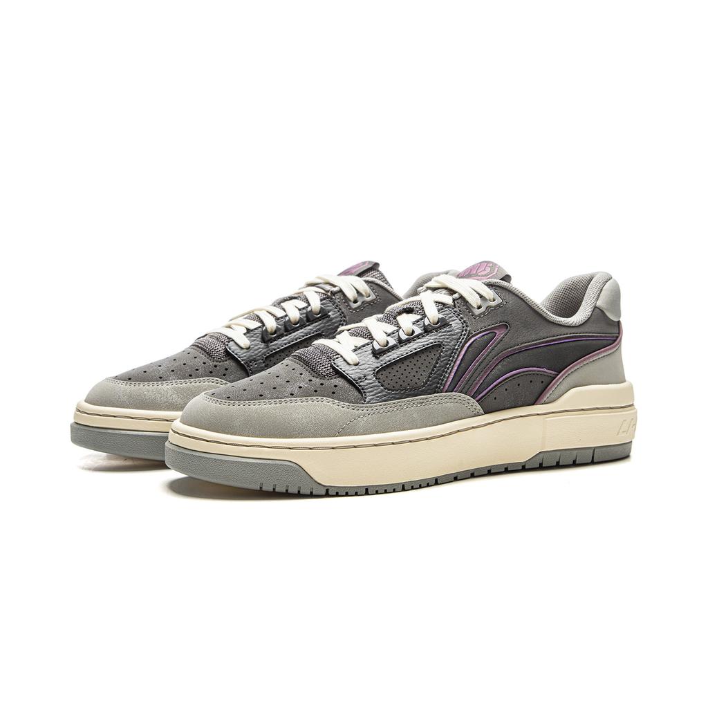 Li Ning Rising Stars Coverage Slip Resistant Cushioning Abrasion Resistant Lightweight Low top Skateboard Shoes Unisex ABCV031-1
