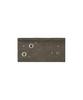 Newyorkworks Metal Eyelet Wide Hair Bandana_Brown