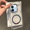 Magnetic Clear Phone Case for Xiaomi Redmi Note 17 Pro 5G,Note 17 4G Card Insert DIY Photo Holder Soft TPU Cover