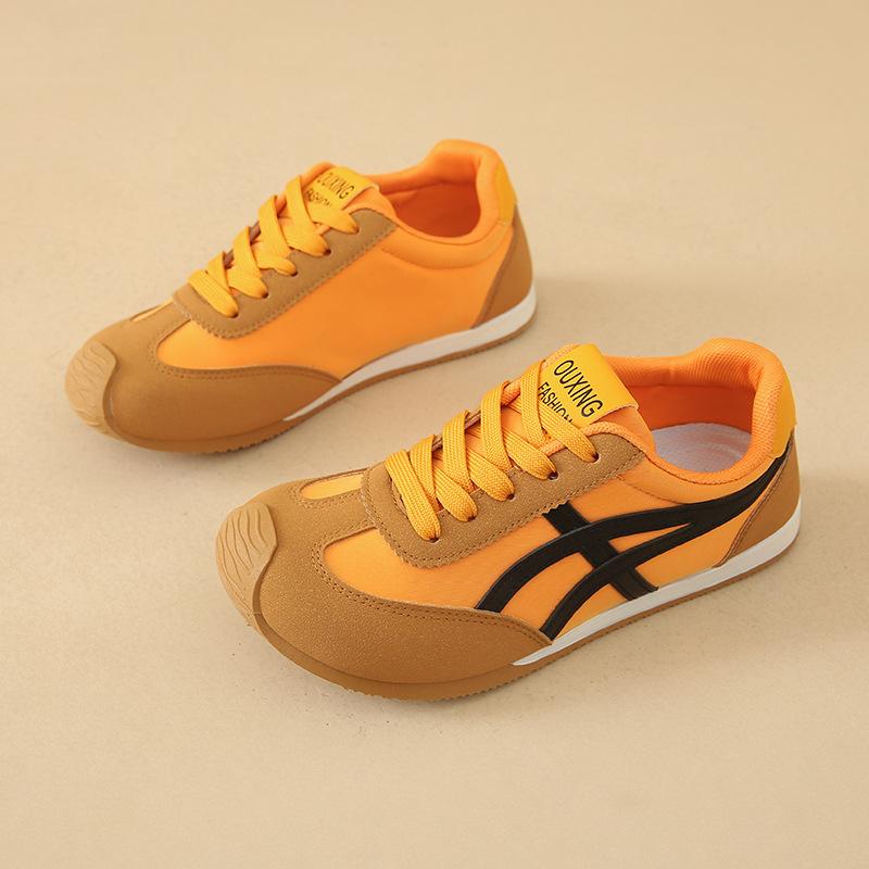 European and American Retro Flat-soled Forrest Gump Shoes Women's 2025 Autumn New Comfortable Soft-soled Leather Surface Versatile Casual Sports R