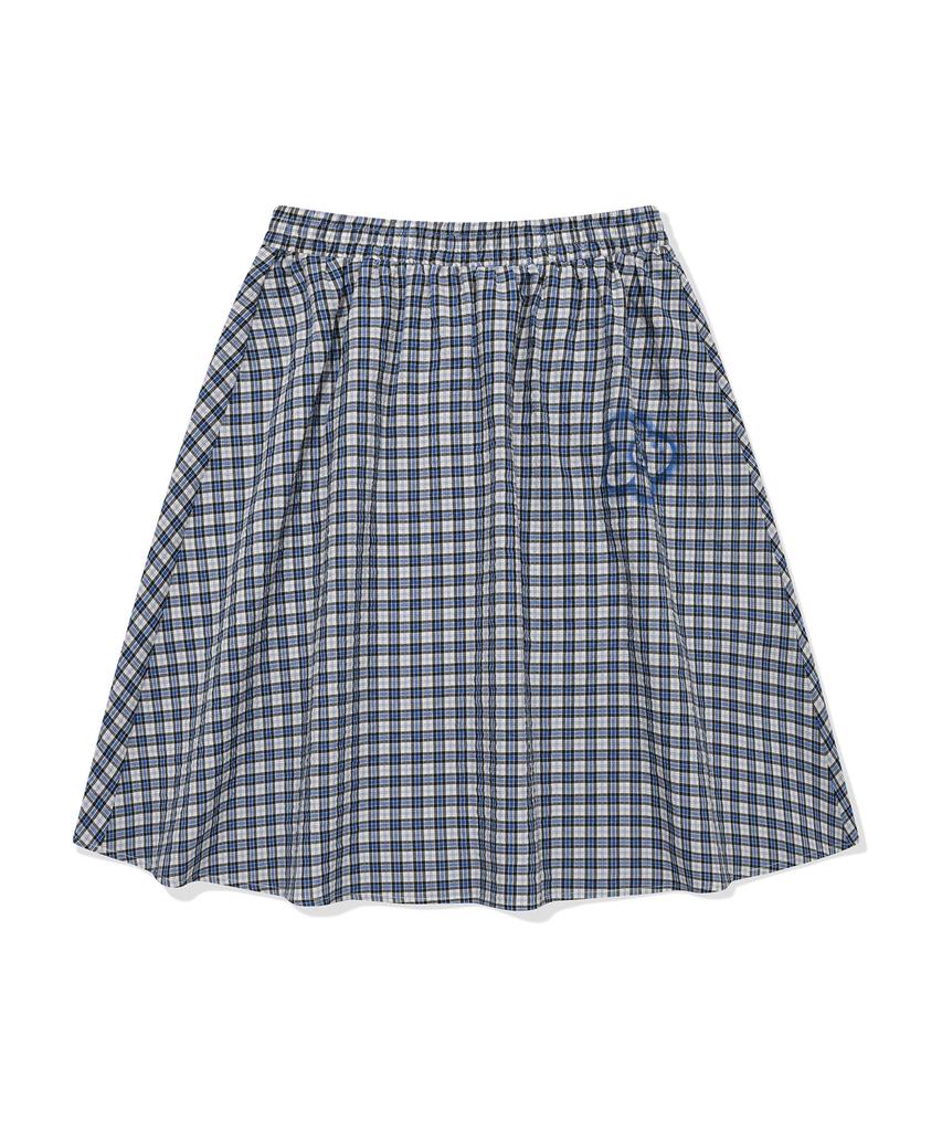 Wacky Willy Women'S Check Midi Skirt Blue