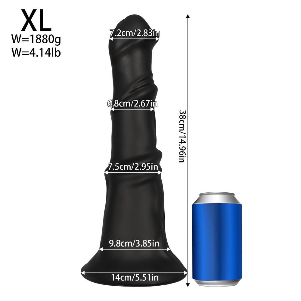 Alien Design Anal Sex Toy for Men, Realistic Anal Plug with Suction Cup for Prostate Massage and Beginner Anal Training