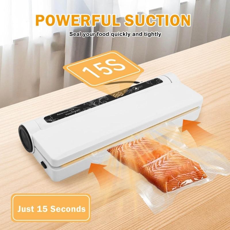110V Multifunctional Bag Sealer Bag Sealer Bag Sealer Heat Seal Bag Resealer Machine for Plastic Bags Snack Bags Chip