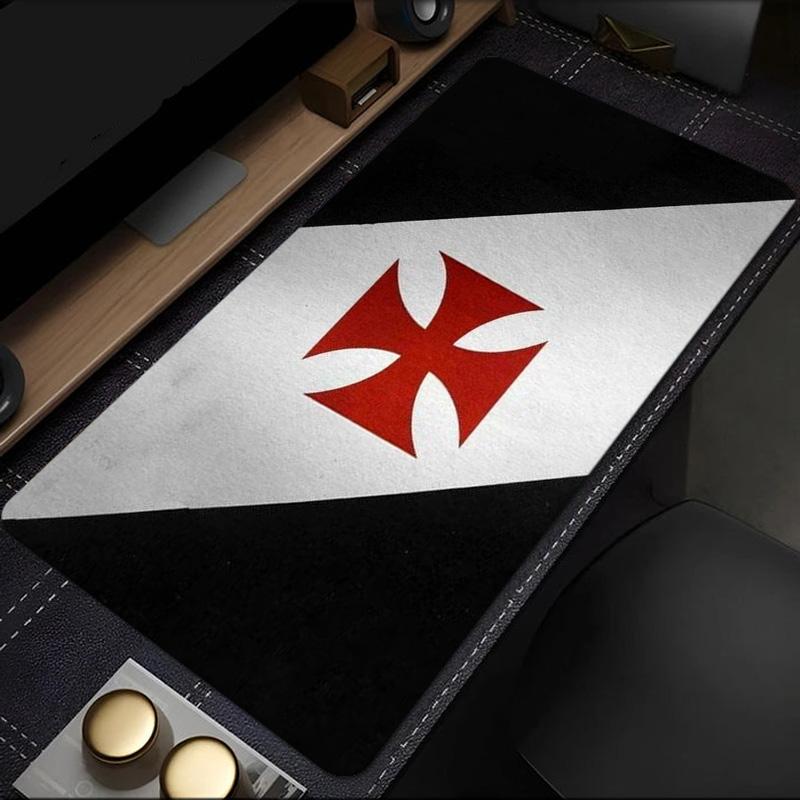 Red Cross CR Flamengo mouse pad, rubber base, esports desk mat, mouse pad for gamers and office use, gaming desk , easy to clean mat