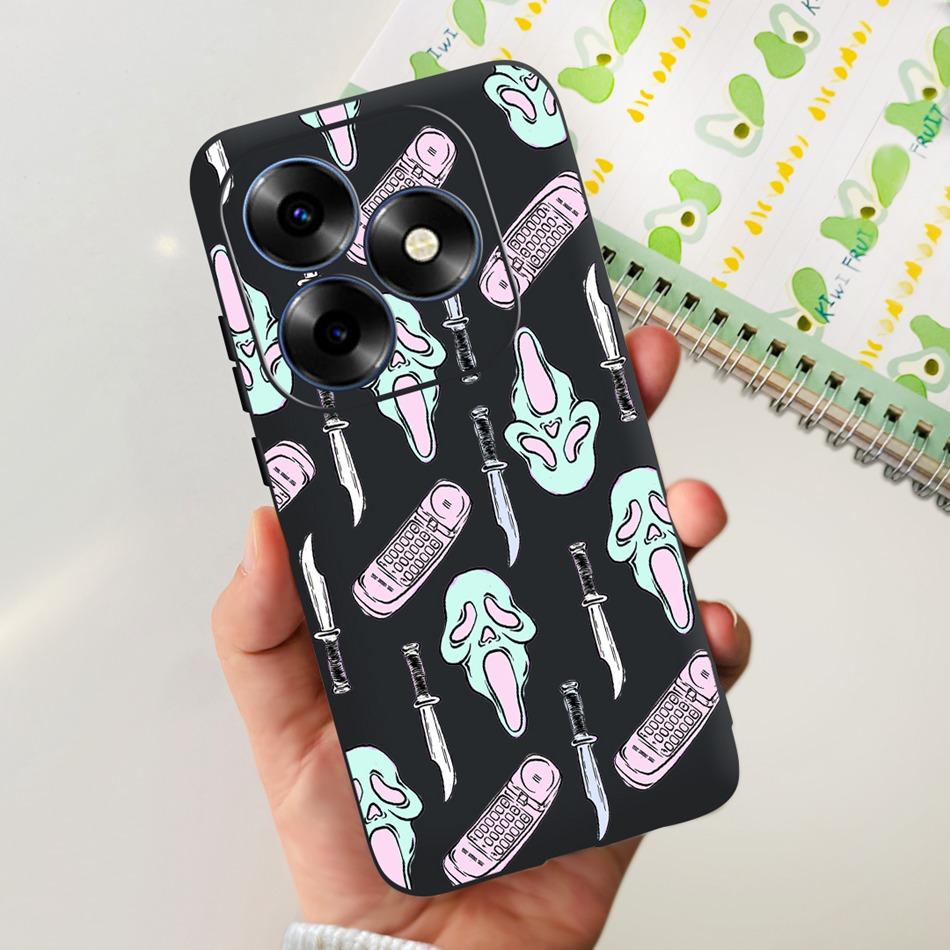 For Itel S23 Plus S681LN case itel S23 S665L Fashion Elegant Painted Soft Silicone TPU Phone Back Cover For Itel S23+ S23Plus