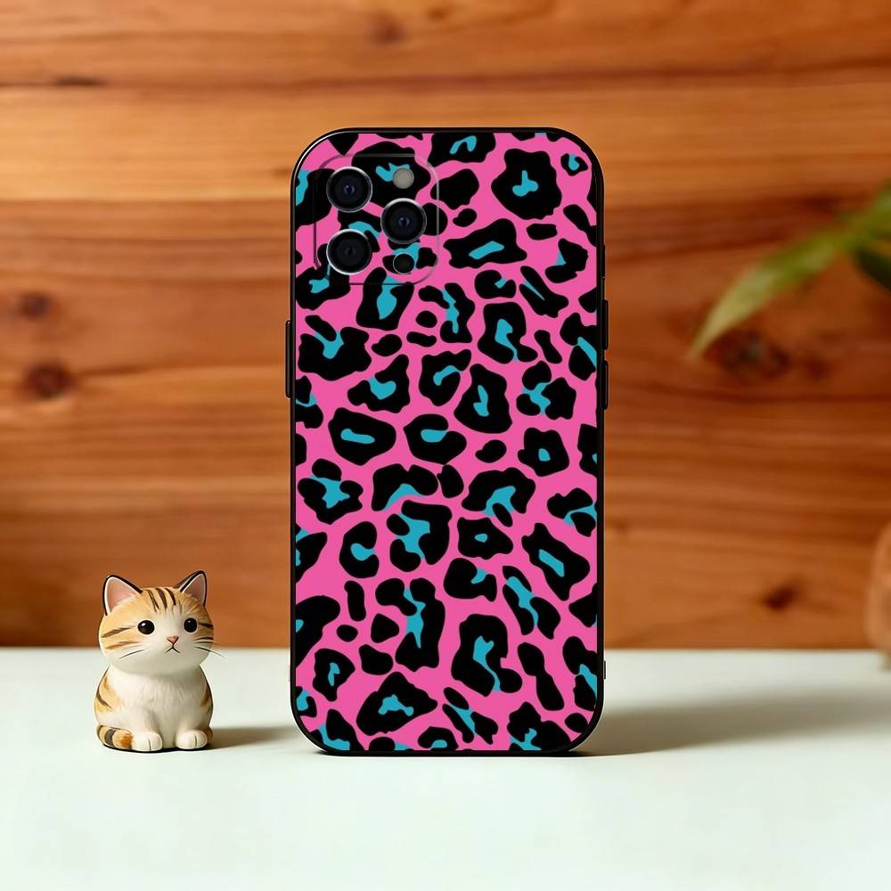 All-over Leopard Print Phone Case Silicone Soft For IPhone 17 16 15 14 13 12 11 X XR Plus Pro Max Plus