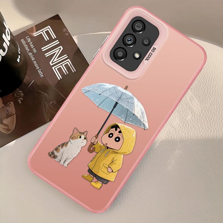 Phone Cover Case for Samsung Galaxy A12 A14 A56 A54 A16 A34 A17 A52 A32 A36 A13 A72 A25 A73 A23 A71 Cool Cra-yons Shin-chans