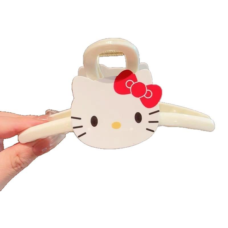 Elegante KT Katzenkralle Haarspange: Entzückendes Cartoon-Design mit leicht luxuriösem Finish, perfekt für vielseitige Hochsteckfrisuren.