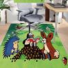 Butterflies Friends Carpet For Playroom Bedroom Living Room Sofa Home Decorkids Game Area Rug Nonslip Floor Mat