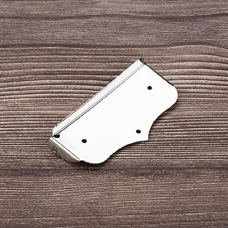 Precisions Box Guitar Tailpiece Stainless Steel Designs for 3 String Guitar, Easy To Install Tailpiece Replacement