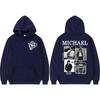 Koning van de Pop Michael Jackson Bad Era Wereldtournee Sweatshirt Heren Dames Mode Gothic Oversized Hoodies ooded