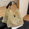 Handwoven bag women's 2025 new trendy fashion retro tote bag straw bag versatile large-capacity shoulder bag