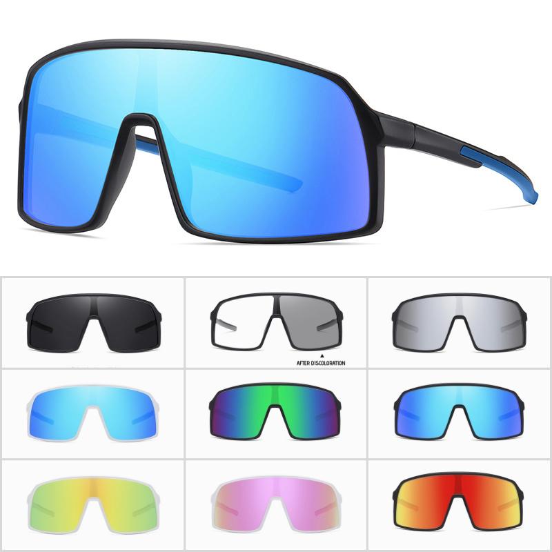 Bai Fen Bai Electronic 3C Men's Large Frame Uv400 Polarized/Photochromic Sports Cycling Bike Glasses Wo Tr90 Mtb Baseball Fishing Softball Sunglasses