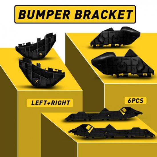 For 2009-2013 Toyota Corolla Rear Bumper Retainer Cover Brackets Left Right EOA
