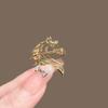 Simple Exquisite Hollow Horse Brooch Versatile Temperament Animal Small Brooch Pin Fashion Clothing Jewelry Accessories Gift