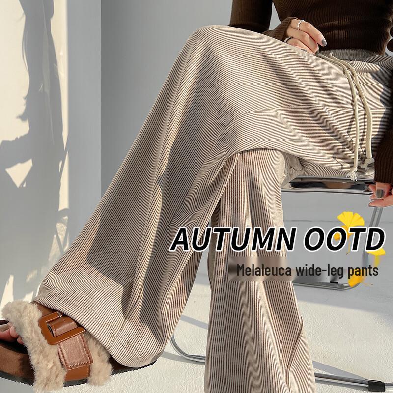 HSTYLE Women's High-Waist Wide-Leg Casual Pants