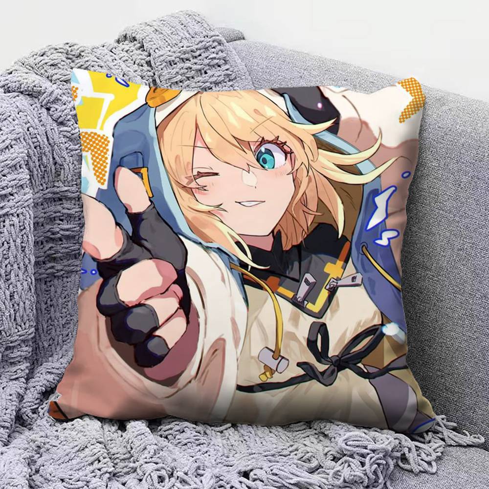

Bridget Guilty Gear Game Pillow Covers Home Sofa Cushion Covers and Aecorative Custom 30x30 cm