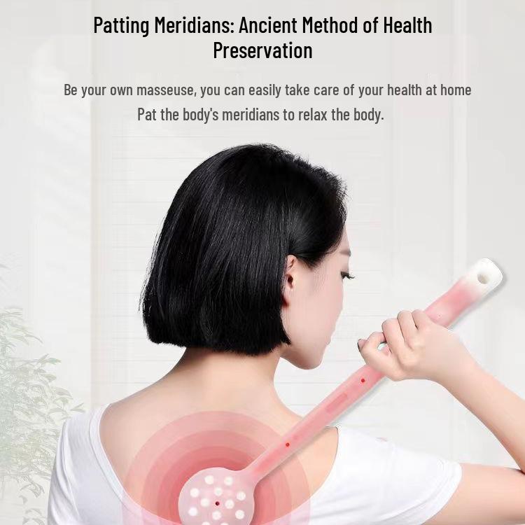 Silicone Massage Hammer for Tapping Waist, Shoulder, Neck, and Back - Ideal for Elderly Health.