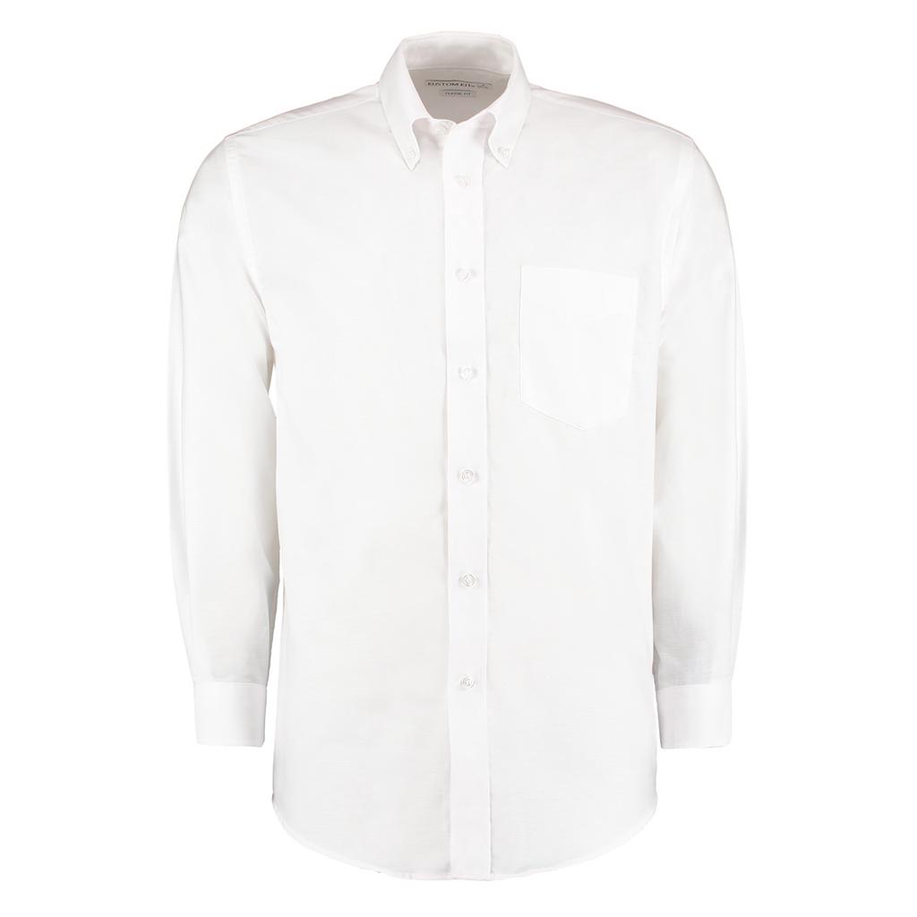 Kustom Kit Men/'s Long Sleeve Corporate Oxford Shirt