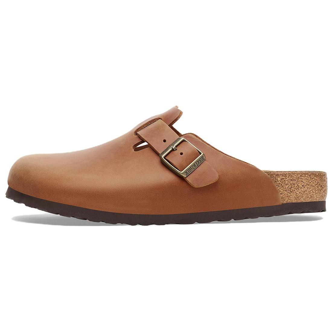 Boston Wmns Birkenstock Oiled Leather  Cognac  1028310 37