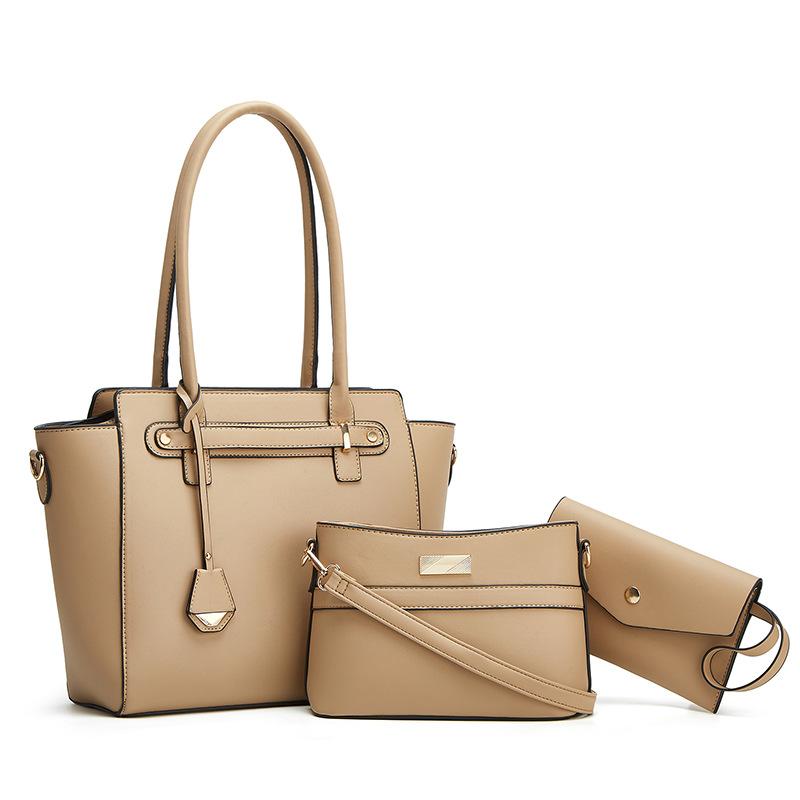 3-Piece Women's Handbag Set 2026 New Trendy Shoulder Crossbody Bag Fashion Tote Purse