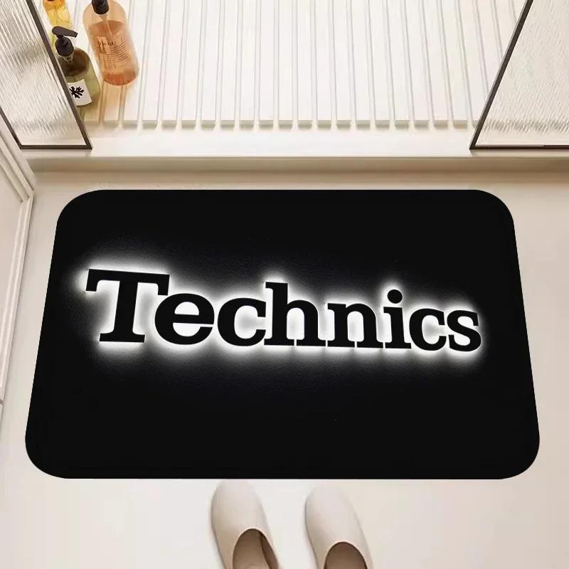 Modern Technics Record Player Theme Carpet for Living Room Decor Bedroom Kitchen Entrance Door Mat Bedside Area Soft Foot Mat