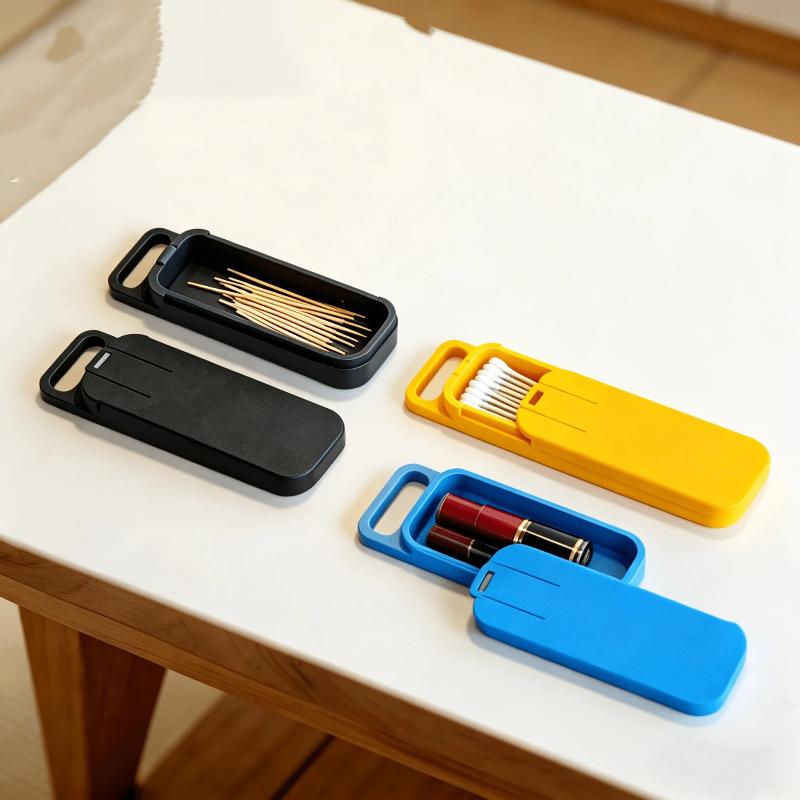 2Pcs Multifunctional Storage Box Mini Collection Box With Pull Out Cover Novelty Coin Box