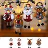 Santa Claus Merry Christmas Ornament Elk Christmas Decoration Snowman Tree Pendant  Happy New Year