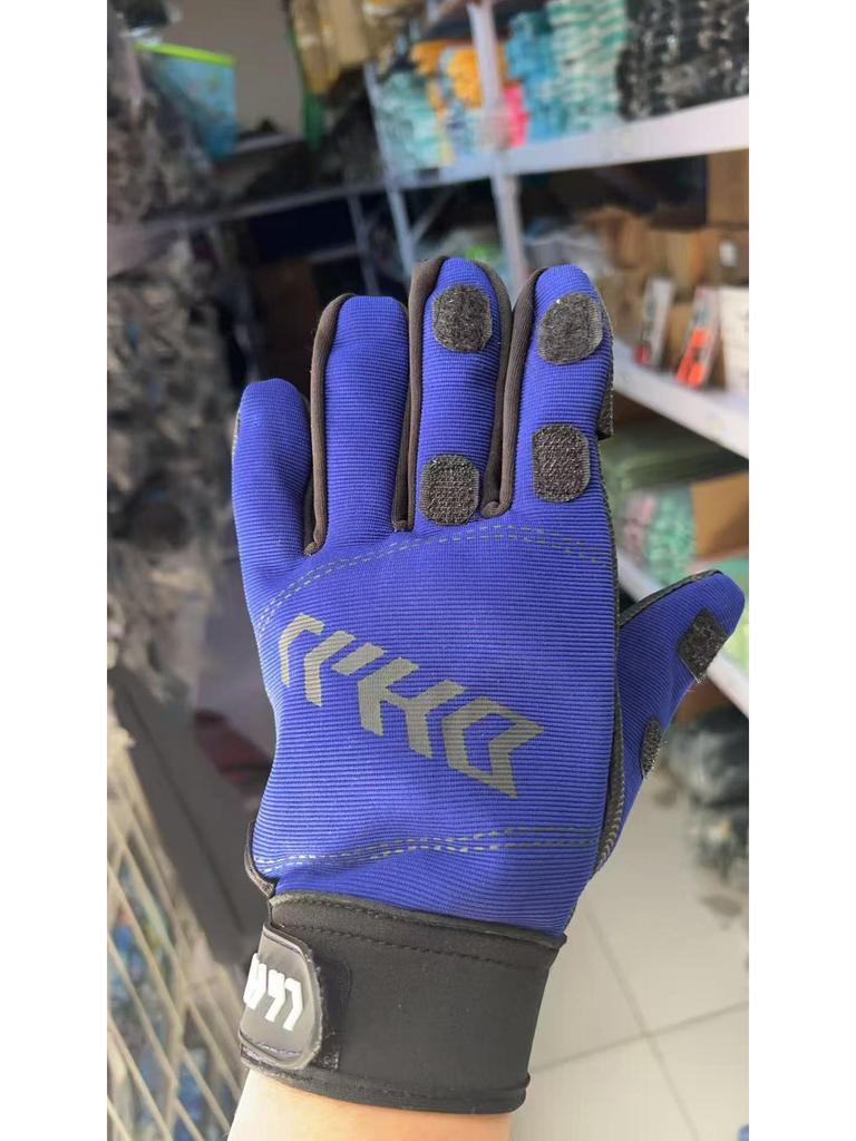 Convertible Three-Finger Warm Fishing and Outdoor Gloves with Velvet Lining for Winter Protection
