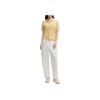 New FILA MILANO Collection Casual Pants Women's Cloud White F11W525801FWT