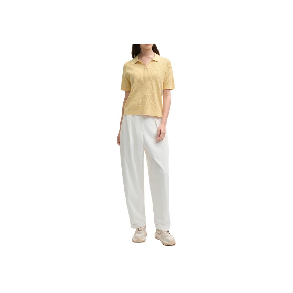 New FILA MILANO Collection Casual Pants Women's Cloud White F11W525801FWT