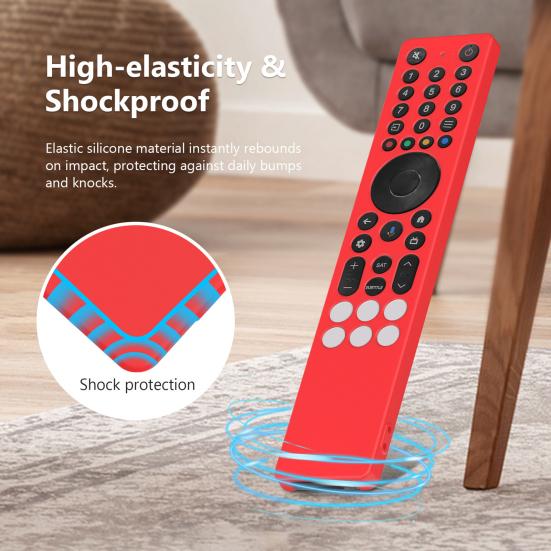 Silicone Control Control Cover Protective Case Remote Shell with Lanyard for