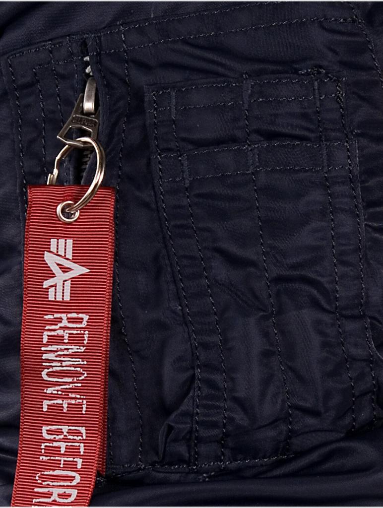 Winter Jacket Alpha Industries MA-1 D-Tec Hood Bomber Jacket (183110) Blue (183110-07)